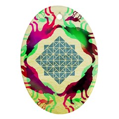 Several Wolves Album Ornament (oval) by BangZart