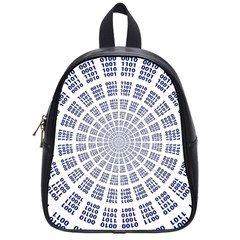 Illustration Binary Null One Figure Abstract School Bags (small)  by BangZart