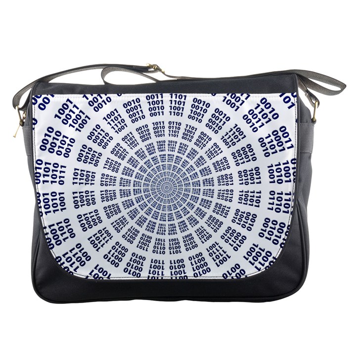 Illustration Binary Null One Figure Abstract Messenger Bags