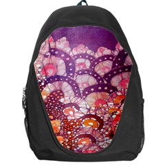 Colorful Art Traditional Batik Pattern Backpack Bag by BangZart