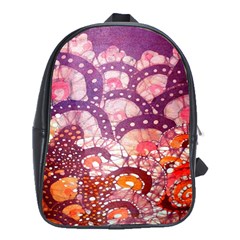 Colorful Art Traditional Batik Pattern School Bags (xl)  by BangZart