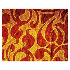 Abstract Pattern Double Sided Flano Blanket (medium) 