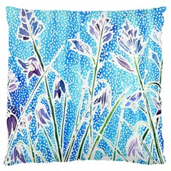 Art Batik Flowers Pattern Large Cushion Case (one Side) by BangZart