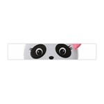 Pretty Cute Panda Flano Scarf (Mini) Front