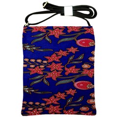 Batik  Fabric Shoulder Sling Bags