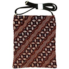 Art Traditional Batik Pattern Shoulder Sling Bags by BangZart