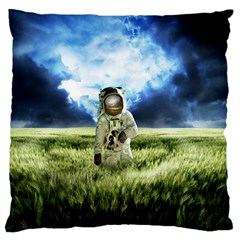 Astronaut Large Cushion Case (one Side) by BangZart