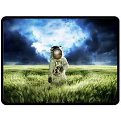 Astronaut Double Sided Fleece Blanket (large) 