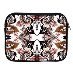Art Traditional Batik Flower Pattern Apple Ipad 2/3/4 Zipper Cases by BangZart
