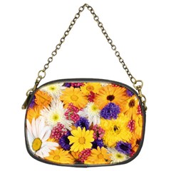 Colorful Flowers Pattern Chain Purses (two Sides)  by BangZart
