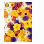 Colorful Flowers Pattern Large Garden Flag (Two Sides) Front