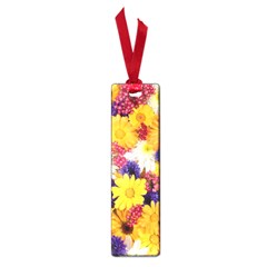 Colorful Flowers Pattern Small Book Marks