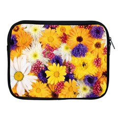 Colorful Flowers Pattern Apple Ipad 2/3/4 Zipper Cases by BangZart