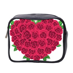 Floral Heart Mini Toiletries Bag 2-side by BangZart