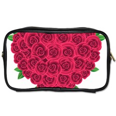 Floral Heart Toiletries Bags 2-side by BangZart