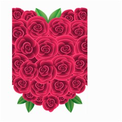 Floral Heart Large Garden Flag (two Sides) by BangZart
