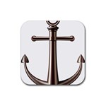 Anchor Rubber Coaster (Square)  Front