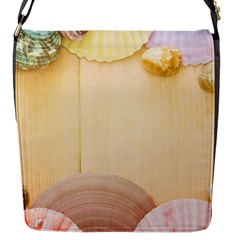 Sea Shell Pattern Flap Messenger Bag (s)