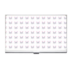 Pink Cute Cat Pattern Business Card Holders