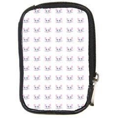 Pink Cute Cat Pattern Compact Camera Cases