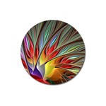 Fractal Bird Of Paradise Magnet 3  (Round) Front