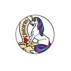 I Love Unicorn  Hat Clip Ball Marker (10 Pack) by ninabolenart