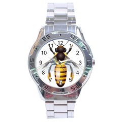 Bee Stainless Steel Analogue Watch by BangZart