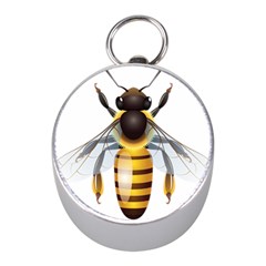 Bee Mini Silver Compasses by BangZart