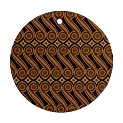 Batik The Traditional Fabric Ornament (round)