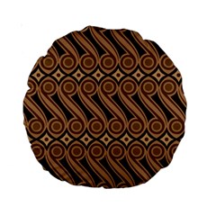 Batik The Traditional Fabric Standard 15  Premium Round Cushions