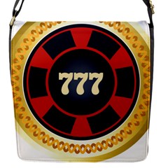 Casino Chip Clip Art Flap Messenger Bag (s)