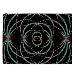 Abstract Spider Web Cosmetic Bag (xxl)  by BangZart