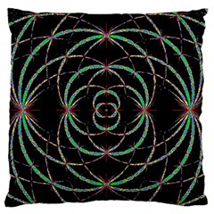 Abstract Spider Web Standard Flano Cushion Case (one Side)