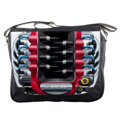 Car Engine Messenger Bags by BangZart