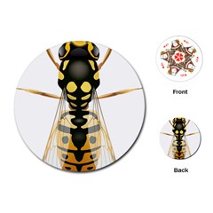 Wasp Playing Cards (round) 