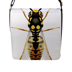 Wasp Flap Messenger Bag (l)  by BangZart