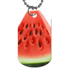 Piece Of Watermelon Dog Tag (two Sides) by BangZart