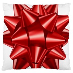Red Bow Large Cushion Case (one Side) by BangZart