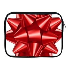 Red Bow Apple Ipad 2/3/4 Zipper Cases by BangZart