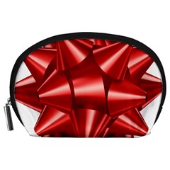 Red Bow Accessory Pouches (large) 