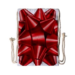 Red Bow Drawstring Bag (small)