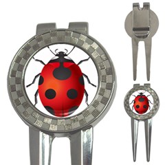 Ladybug Insects 3-in-1 Golf Divots