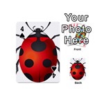 Ladybug Insects Playing Cards 54 (Mini)  Front - Spade4