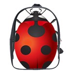 Ladybug Insects School Bags (XL)  Front