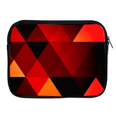 Abstract Triangle Wallpaper Apple Ipad 2/3/4 Zipper Cases