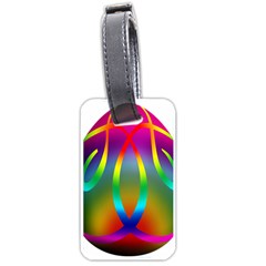 Colorful Easter Egg Luggage Tags (one Side)  by BangZart