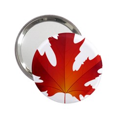 Autumn Maple Leaf Clip Art 2 25  Handbag Mirrors by BangZart