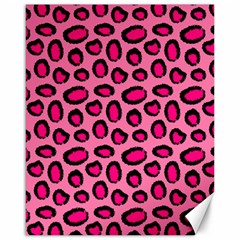 Cute Pink Animal Pattern Background Canvas 16  X 20   by TastefulDesigns