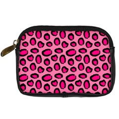 Cute Pink Animal Pattern Background Digital Camera Cases by TastefulDesigns