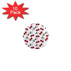 Cherry Red 1  Mini Magnet (10 Pack) 